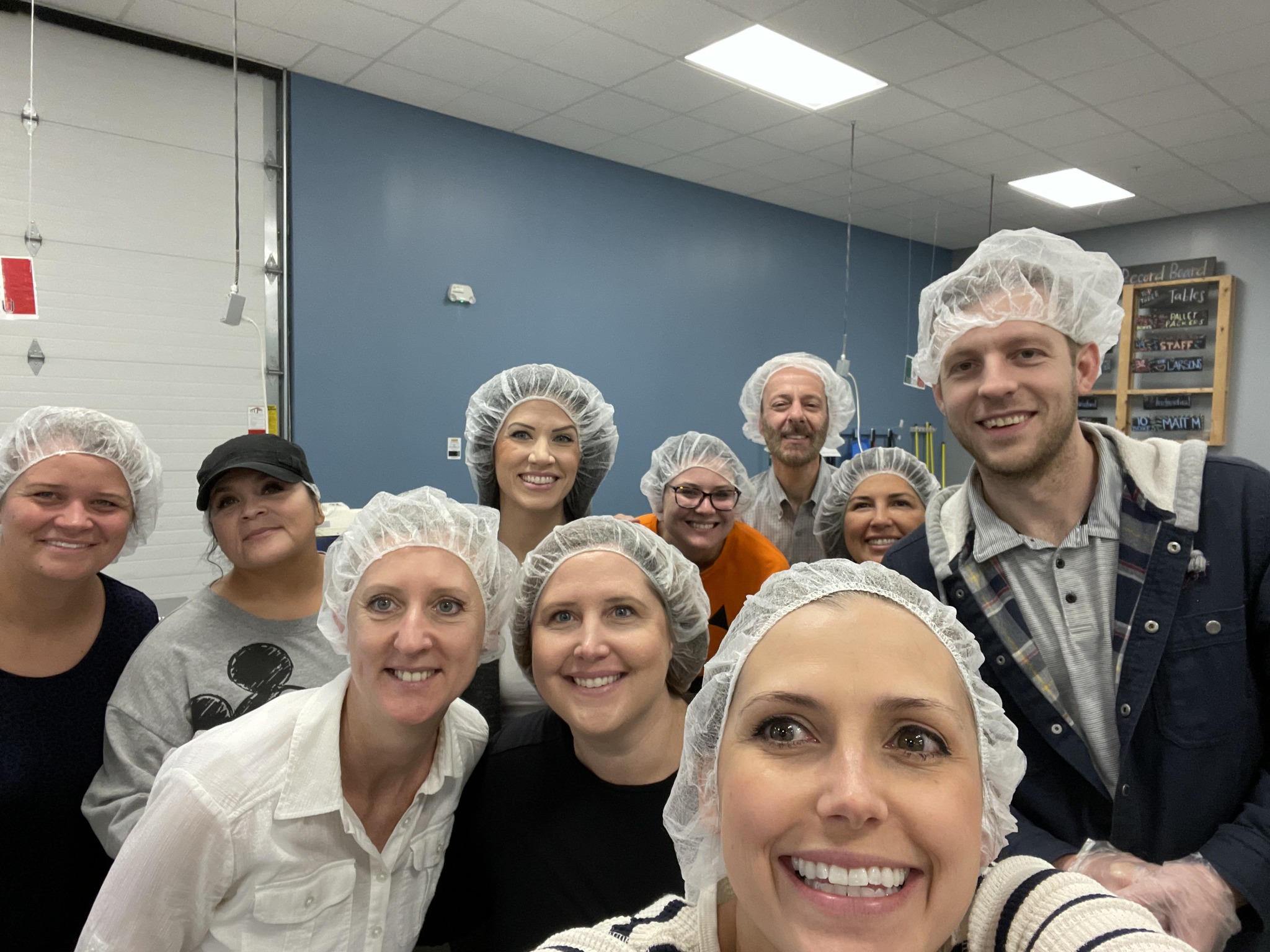 Hard at work for Feed My Starving Children in Schaumburg